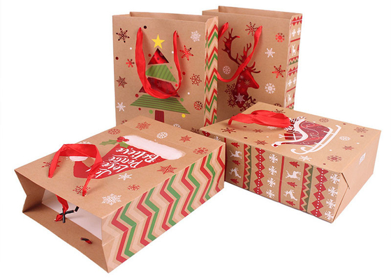 Τυπωμένες χάρτινες τσάντες CCNB για δώρο παραμονής Χριστουγέννων