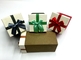 Βιοδιασπώμενο κουτί κολιέ Συσκευασία κοσμημάτων Κουτιά δώρου Oem Τυπωμένα