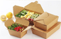 Χάρτινο κουτί Κραφτ μιας χρήσης Χάρτινο Δίσκοι από χαρτόνι κατηγορίας τροφίμων Συσκευασία