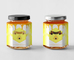 Εξατομικευμένο αυτοκόλλητο ετικέτας βάζου μελιού με προστασία από παραβίαση για συσκευασία τροφίμων