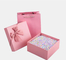 Χάρτινο ροζ μαγνητικό κλείσιμο Κουτί συσκευασίας δώρου για συσκευασίες ρούχων Σχεδιασμός Clamshell