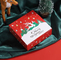 Κουτί συσκευασίας δώρου Xmas Tree Nougat Rectangle Cookie Assortment Box
