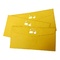 Πορτοκαλιά συνήθεια φακέλων της Μανίλα εγγράφου της Kraft που τυπώνεται με το λογότυπο ή τη σειρά